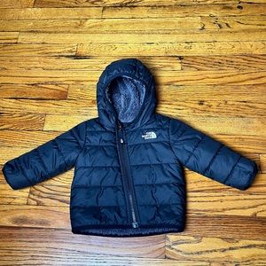 The North Face Reversible Black Puffer Infant Size 6 to 12 Months